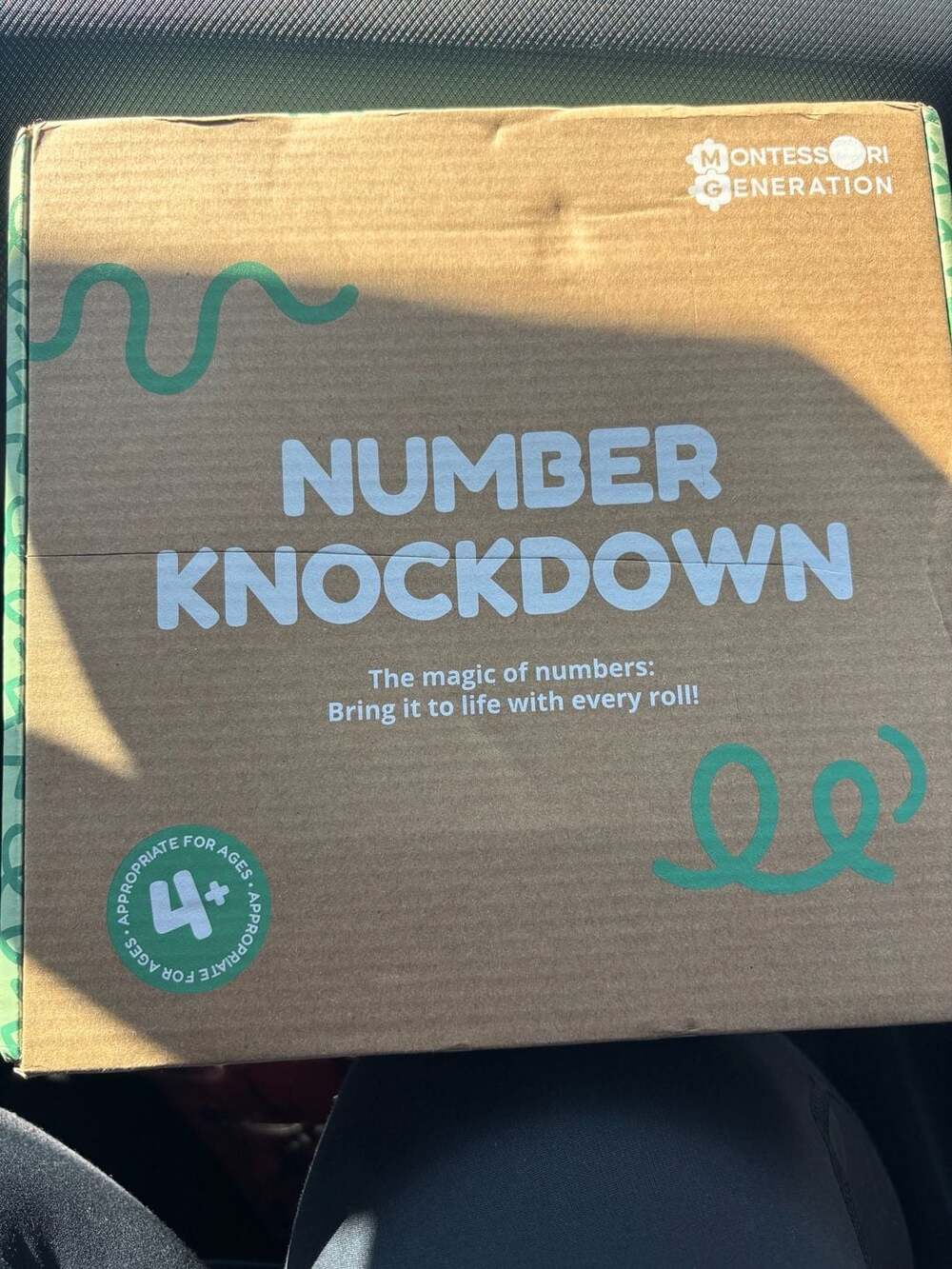 Montessori Generation Number Knockdown Wooden Math Game for Ages 4+